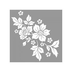 Artikel ST-711 Timber Stencil Tasarımı 30x30 cm Kanvas Tablo