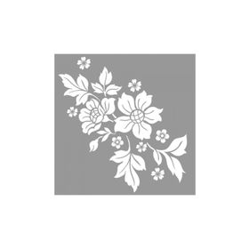 Artikel ST-711 Timber Stencil Tasarımı 30x30 cm Kanvas Tablo
