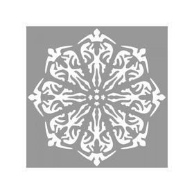 Artikel ST-716 Mandala 28 Stencil Tasarımı 30x30 cm Kanvas Tablo