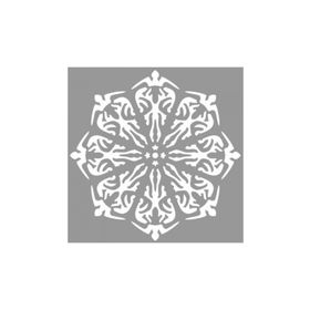 Artikel ST-716 Mandala 28 Stencil Tasarımı 30x30 cm Kanvas Tablo