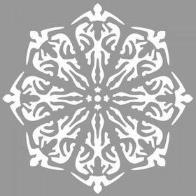 Artikel ST-716 Mandala 28 Stencil Tasarımı 30x30 cm Kanvas Tablo