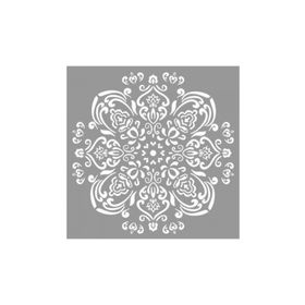 Artikel ST-718 Mandala 29 Stencil Tasarımı 30x30 cm Kanvas Tablo