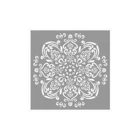 Artikel ST-718 Mandala 29 Stencil Tasarımı 30x30 cm Kanvas Tablo