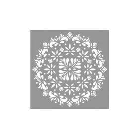 Artikel ST-723 Mandala 30 Stencil Tasarımı 30x30 cm Kanvas Tablo