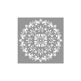Artikel ST-723 Mandala 30 Stencil Tasarımı 30x30 cm Kanvas Tablo