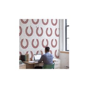 Artikel ST-724 Zeytin Dalı Desen Stencil Tasarımı 30x30 cm Kanvas Tablo