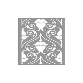 Artikel ST-725 Fındık Desen Stencil Tasarımı 30x30 cm Kanvas Tablo