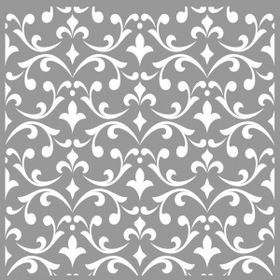 Artikel ST-726 Grace Desen Stencil Tasarımı 30x30 cm Kanvas Tablo