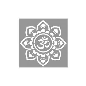 Artikel ST-729 Hint Mandala Stencil Tasarımı 30x30 cm Kanvas Tablo
