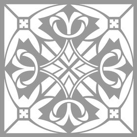 Artikel ST-732 Helena Stencil Tasarımı 30x30 cm Kanvas Tablo