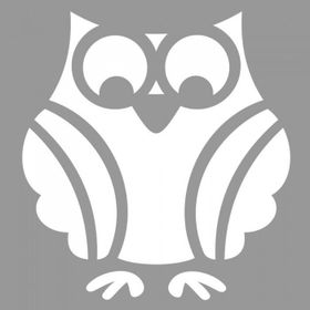 Artikel ST-734 Vogel Stencil Tasarımı 30x30 cm Kanvas Tablo