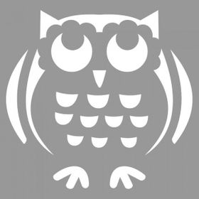 Artikel ST-735 Vogel 2 Stencil Tasarımı 30x30 cm Kanvas Tablo