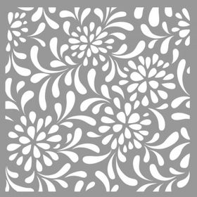 Artikel ST-740 Morris Stencil Tasarımı 30x30 cm Kanvas Tablo