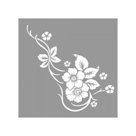 Artikel ST-748 Pink Stencil Tasarımı 30x30 cm Kanvas Tablo