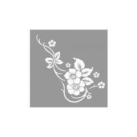 Artikel ST-748 Pink Stencil Tasarımı 30x30 cm Kanvas Tablo