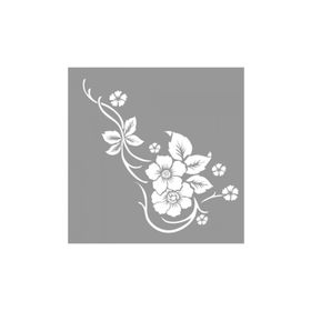 Artikel ST-748 Pink Stencil Tasarımı 30x30 cm Kanvas Tablo