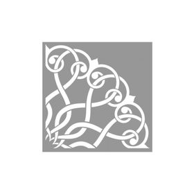 Artikel ST-755 Sarmaşık Quad Mandala Stencil Tasarımı 30x30 cm Kanvas Tablo