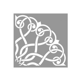 Artikel ST-755 Sarmaşık Quad Mandala Stencil Tasarımı 30x30 cm Kanvas Tablo