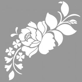 Artikel ST-764 Laurel Stencil Tasarımı 30x30 cm Kanvas Tablo