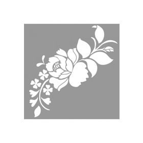 Artikel ST-764 Laurel Stencil Tasarımı 30x30 cm Kanvas Tablo