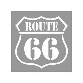 Artikel ST-765 Route Stencil Tasarımı 30x30 cm Kanvas Tablo