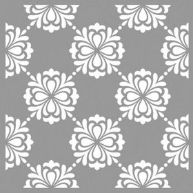 Artikel ST-768 Karo Acacia Stencil Tasarımı 30x30 cm Kanvas Tablo