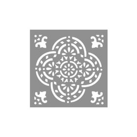 Artikel ST-774 Karo Calla Stencil Tasarımı 30x30 cm Kanvas Tablo