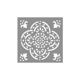 Artikel ST-774 Karo Calla Stencil Tasarımı 30x30 cm Kanvas Tablo