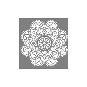 Artikel ST-779 Mandala 35 Stencil Tasarımı 30x30 cm Kanvas Tablo