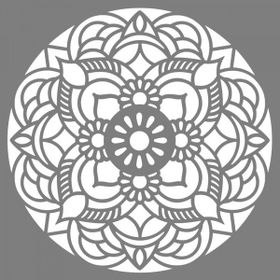 Artikel ST-781 Mandala 37 Stencil Tasarımı 30x30 cm Kanvas Tablo