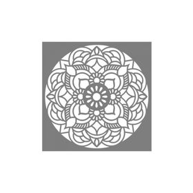 Artikel ST-781 Mandala 37 Stencil Tasarımı 30x30 cm Kanvas Tablo