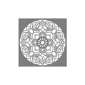 Artikel ST-781 Mandala 37 Stencil Tasarımı 30x30 cm Kanvas Tablo