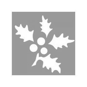 Artikel ST-784 Ökse Otu Stencil Tasarımı 30x30 cm Kanvas Tablo