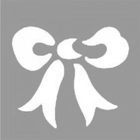 Artikel ST-790 Ribbon Stencil Tasarımı 30x30 cm Kanvas Tablo