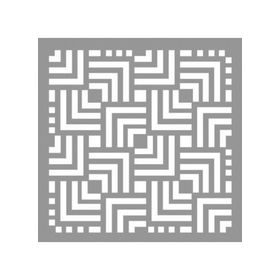 Artikel ST-799 Holly Desen Stencil Tasarımı 30x30 cm Kanvas Tablo