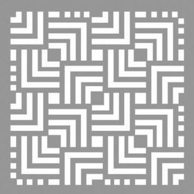 Artikel ST-799 Holly Desen Stencil Tasarımı 30x30 cm Kanvas Tablo