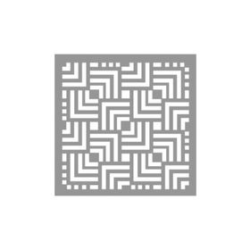Artikel ST-799 Holly Desen Stencil Tasarımı 30x30 cm Kanvas Tablo