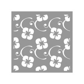 Artikel ST-800 Yasemin Desen Stencil Tasarımı 30x30 cm Kanvas Tablo