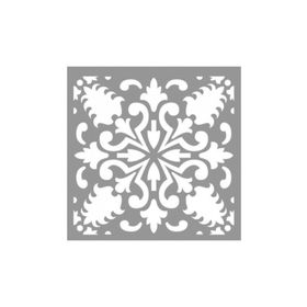 Artikel ST-802 Karo Juniper Stencil Tasarımı 30x30 cm Kanvas Tablo