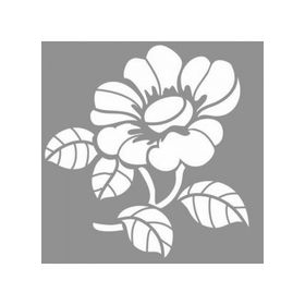 Artikel ST-806 Magnolia Stencil Tasarımı 30x30 cm Kanvas Tablo