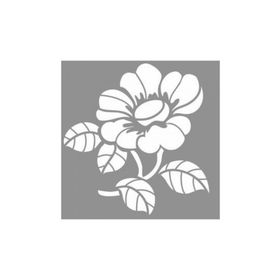 Artikel ST-806 Magnolia Stencil Tasarımı 30x30 cm Kanvas Tablo