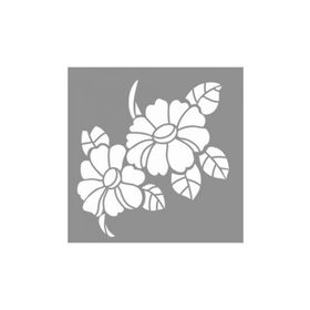 Artikel ST-807 Marigold Stencil Tasarımı 30x30 cm Kanvas Tablo