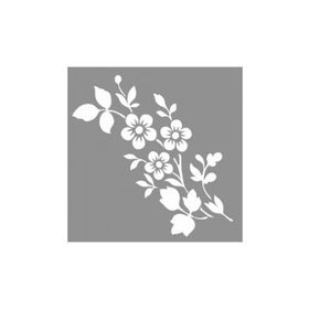 Artikel ST-808 Myrtle Stencil Tasarımı 30x30 cm Kanvas Tablo