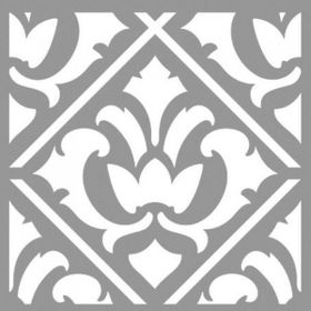 Artikel ST-810 Karo Olive Stencil Tasarımı 30x30 cm Kanvas Tablo