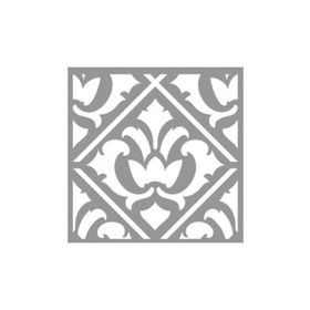Artikel ST-810 Karo Olive Stencil Tasarımı 30x30 cm Kanvas Tablo