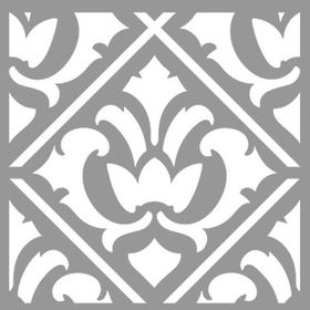 Artikel ST-810 Karo Olive Stencil Tasarımı 30x30 cm Kanvas Tablo