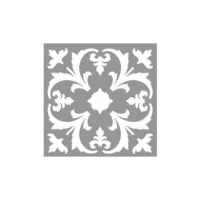 Artikel ST-811 Karo Orchid Stencil Tasarımı 30x30 cm Kanvas Tablo