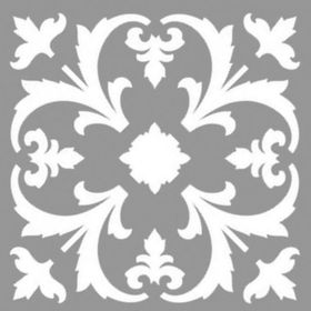 Artikel ST-811 Karo Orchid Stencil Tasarımı 30x30 cm Kanvas Tablo