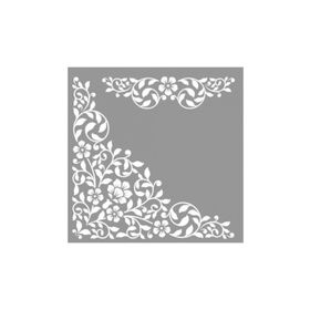Artikel ST-814 Primrose Stencil Tasarımı 30x30 cm Kanvas Tablo