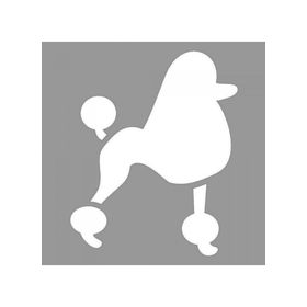 Artikel ST-815 Kaniş Stencil Tasarımı 30x30 cm Kanvas Tablo